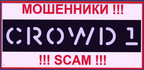 Логотип ОБМАНЩИКА Crowd1 Com