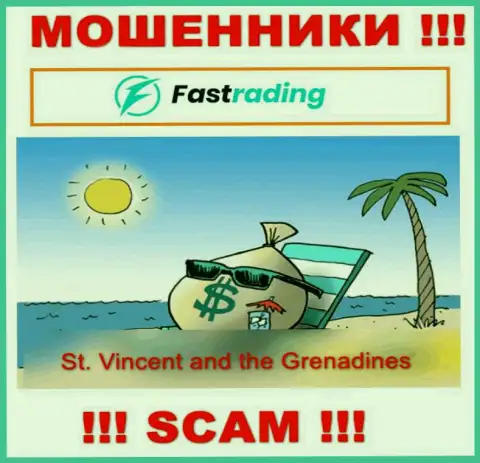 Офшорные internet разводилы FasTrading Com прячутся здесь - St. Vincent and the Grenadines