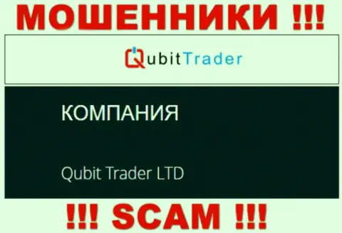 Кюбит-Трейдер Ком - это internet-мошенники, а владеет ими юридическое лицо Qubit Trader LTD