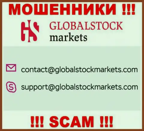 Связаться с шулерами GlobalStock Markets сможете по этому е-мейл (инфа взята была с их информационного ресурса)