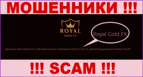 Юр лицо RoyalGoldFX - это Роял Голд Фх, такую информацию оставили мошенники у себя на веб-портале