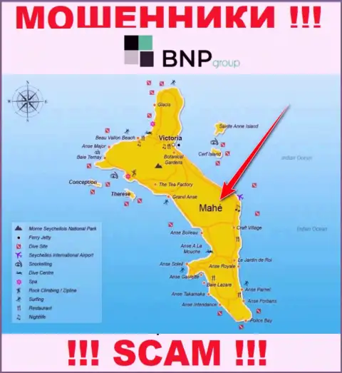 БНП-Лтд Нет зарегистрированы на территории - Mahe, Seychelles, избегайте работы с ними