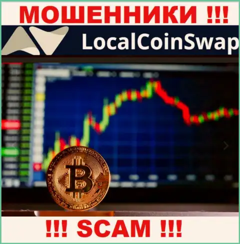 Не надо доверять деньги LocalCoinSwap, поскольку их направление работы, Крипто трейдинг, обман