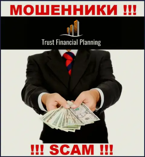 TrustFinancialPlanning - это МОШЕННИКИ !!! Убалтывают работать совместно, доверять не стоит