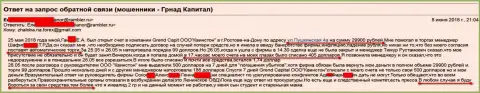 Мошенники из дочерней компании GrandCapital Net в городе Ростове-на-Дону (Квинстон) продолжают обувать форекс трейдеров на средства