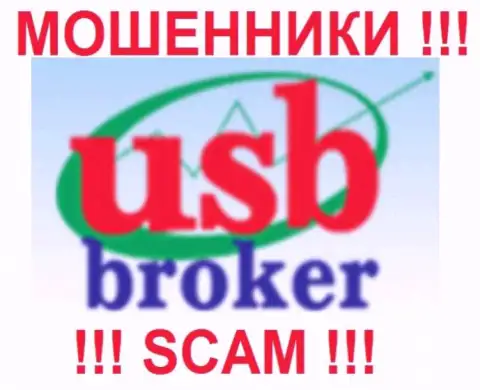 Лого мошеннической forex брокерской конторы Юсбброкер